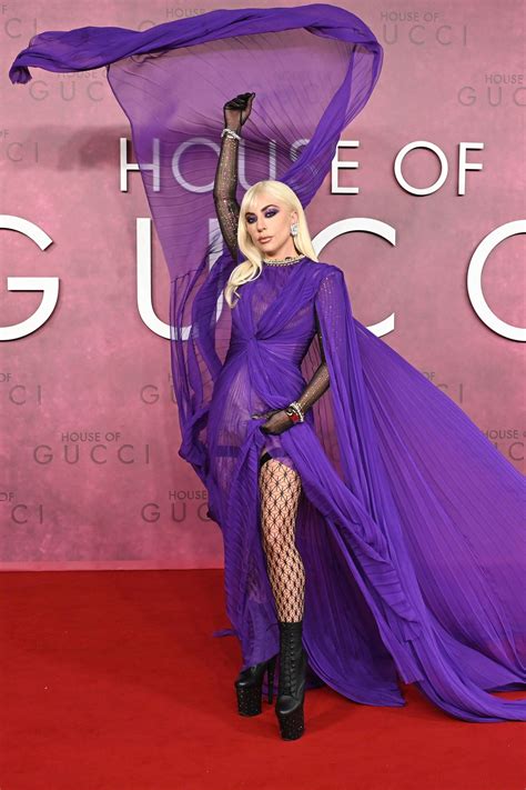 gaga gucci dress|Lady Gaga Kicks Off Her House of Gucci Press Tour With Some  .